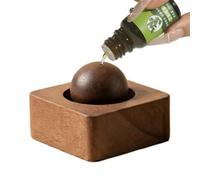 Wooden Diffuser,Round Ball Silent Natural Home Decor,Portable Aromaatherapy Diffusers - for Car Office Livving Room Study Room Dormitory Yoga Studio Meditation