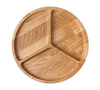 Wooden Divided Serving Tray Bread Dessert Appetizer Platter | Wooden Divided Serving Tray For Bread, Desserts, Snacks, Fruit, Vegetables, Cheese And Appetizers