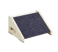 Wooden Dog Ramp for Bed - Portable 26-Degree Low Incline Pet Steps for Small Dogs & Cats | Stable Woodens Indoor Staircase High Beds & Sofas | Non-Slip Climbing Ladder Senior Pets & Puppies