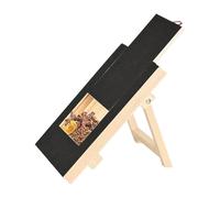 Wooden Dog Scratch Board, Nail Grinding Mat with Treat Dispenser Box, Interactive Pet Scratcher Toy, Durable Paw Care Pad, Anti Furniture Chew Training Board, Indoor Dog Enrichment Tool for Puppies