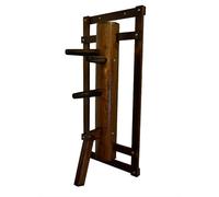 Wooden Dummy Wing Chun with Frame with Leg (Dark Walnut)