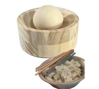 Wooden Dumpling Skin Maker, Dumpling Wrappers Press Tool, Reusable Wooden Dumpling Wrappers Maker for Homemade Dumplings, Dessert crust & Pastry Dough (1PC)