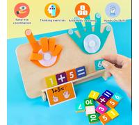 Wooden Educational Toy for 3 4 5 6 Year Old Kids Montessori Learning to Count Math Educational Toy for Boys Girls