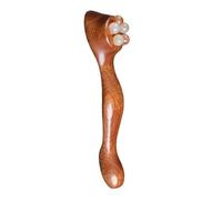 Wooden Eye Roller, Small Portable Massager, Lightweight Facial Accessory, Headspa Relaxation Support, Spa Salon Manual Aid, Body Travel Essential for Shower Yoga Meditation Aromatherapy
