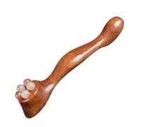 Wooden Eye Roller Tool, Portable Lightweight Massager, Standard Size Facial Massage Tool with Smooth Rollers, Relaxation Spa Tools, Eye Massager with Durable Design, Massage Tools for Neck Body Home