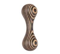 Wooden Fidget Dumbbell - 6 Cm Mini Hand Exercise Toy for Stress Relief Training, Compact Grip Strength Tool with Natural Wood Finish, Finger Workout Spinner Alternative for Teens Adults Desk Focus