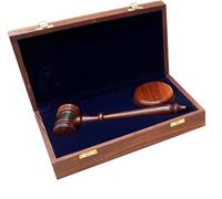Wooden Gavel Judge's Personalized Gavel Premium Handcrafted Justice Gavels Wooden Gavel And Sound Block For Lawyers And Courtroom Judges By PRIME CRAFTS. (With Blue Box)