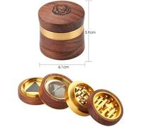 Wooden Grinder 60mm 4 layers Champ High