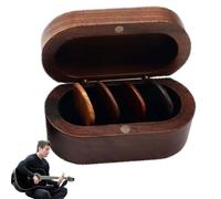 Wooden Guitar Picks, Guitar Picks For Electric Guitar, Walnut Bass Guitar Picks, Wooden Pick Holder Set, FournColor Guitar Picks, Guitar Pick Pack For Musicians, Guitar Picks For Bass, Wooden Guitar