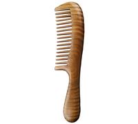 Wooden Hair Comb, Curly Hair Comb, Scalp Massager Combs, Handmade Hair Combs with Ergonomic Design for Travel and Daily Detangling of Thick, Curly, or Long Hairs (1 Piece)