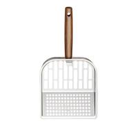 Wooden Handle Cat Litter Scooper - Kitten Poop Shovel Waste Cleaner, Durablee Pet Cleaning Accessory | For Indoor Outdoor Apartment Veterinary Dormitory Multi Household Use Litter Scoop, Poop Lifter