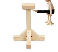 Wooden Handstand Bar, Ergonomic Bodyweight Training Equipment, Gym Bar | Ergonomic Wrist Support Design, Balance Stability Grip, Effective Bodyweight Strength Builder For Home Gym Yoga