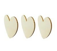Wooden Heart Slices Unfinished Cutouts For DIY Crafts Christmas Embellishments Ornaments Pour L'artisanat Et La Signalisation(60mm 10pcs)