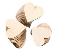 Wooden Hearts For Crafts Heart Shaped Blank Wood Slices For Ornaments Valentine's Day, Wedding, Home Decoration Pour L'artisanat Et La Signalisation