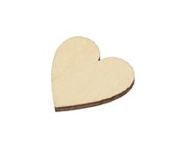 Wooden Hearts Unfinished Wood Blank Ornaments For Christmas Party Craft Pour L'artisanat Et La Signalisation(20mm 200pcs)