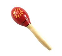 Wooden Maracas, Rumba Shaker Rattle, 11.02x3.15 inches Percussion Instrument, Sand Ball Noise Maker, Fun Learning Musical Toy, Ideal for Kids, Early Music Education Easy to Use