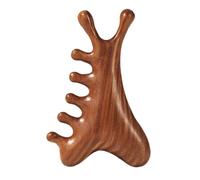 Wooden Massage Comb for Hair Care, Sandalwood Body Brush for Skin, Natural Wooden Head Scalp Tool for Relaxation, Anti-Static Wood Comb for Men and Women