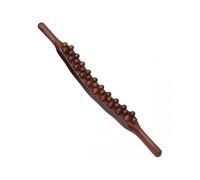 Wooden Massage Stick with Beads for Deep Tissue Relief Body Massager Gua Sha Tool Smooth W