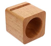Wooden Mobile Phone Holder Multifunctional Desktop Phone Stand Cube Shaped Sound Amplifier Cell Phone Table Bracket Phone Rack