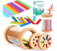 Wooden Montessori Toy for Ages 1,2,3 Years Old,Wood,Motor Skills Toy,Toy for Children 1-3 Years,Baby Toy from 1,2,3 Years Old,Educational Toy