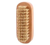 Wooden Nail Brush - 9.8cm Boar Bristle Scrubber | Double Sided Natural Tool, Reusable Fingernail Cleaner For Men Women And Teens Grooming Pedicure Routine Home Salon And Spa Durable Hygiene Tool