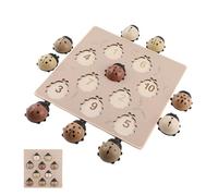 Wooden Number Puzzle, Learning Game, 11 inch Educational Match Set for Early Skills, Smooth Birch Wood, Preschool Activity Feature, Kids Development Toy for Home School Practice