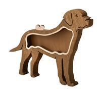 Wooden Pet Ashes Box - Memorial Keepsake Container for Dogs, Puppies, or Kittens, Decorative Holder for Ashes, Teeth, Nails, and Bones, for Pet Lovers, Friends, and Home or Desk Display