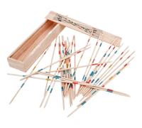 Wooden Pick Up Sticks - Wood 18 cm | Fun Table Game With Storage Box | Educational Fine Motor Skill Classic Pick Up Sticks Toy For Family Gatherings Group Activities