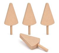 Wooden Popsicles for Crafts, 2026 DIY Craft Unfinished Wooden Popsicle Cutout, Summer Table Sign, Table Centerpieces for Farmhouse Rustic Home Tiered Tray Decor (C,4PCS)