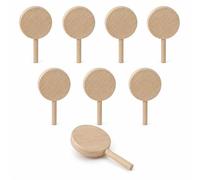 Wooden Popsicles for Crafts, 2026 DIY Craft Unfinished Wooden Popsicle Cutout, Summer Table Sign, Table Centerpieces for Farmhouse Rustic Home Tiered Tray Decor (E,8PCS)