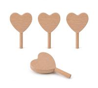 Wooden Popsicles for Crafts, 2026 DIY Craft Unfinished Wooden Popsicle Cutout, Summer Table Sign, Table Centerpieces for Farmhouse Rustic Home Tiered Tray Decor (G,4PCS)