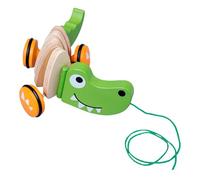 Wooden Pull Toys - Wood, 11.42x4.72x3.94in Puppy Pull-Along Toy | Walking Developmental String Toy, Educational Kids PullToy for Boys, Preschool, Playtime, Motor Skill Building