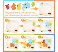 Wooden Puzzles For Ages 1 2 3 Years And Up For Kids Educational Toys Interlocking Toys For Ages 2+ Educational Toy Gift For Christmas