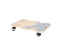 small foot Planche à roulettes « Adventure » en bois, sport pour enfants, avec poignées et poulies, dès 3 ans, 12244