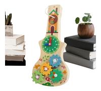 Wooden Sensory Board for Kids - Educational Violin Activity Toy | Interactive Learning Play for Preschoolers Fine Motor Skills Development Birthday Christmas Holiday Party Home Playroom Schoo