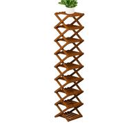 Wooden Shoe Rack - Multi-Tier Shoe Organizer Holder, Wardrobe Storage Vertical Footwear Organizer For Entryway Bedroom Closet Garage Mudroom Bathroom Living Room Apartment Dormitory