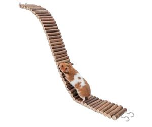 Wooden Small Animal Tunnel - Adjustable Climb Ramp for Enclosure | Linked Wood Panels with Structure, Creates Arch Path for Gerbil Mouse Reptile Sugar Glider Activity