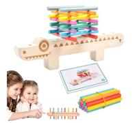 Wooden Sticks Game - Fine Motor Skills Training - Color Matching Toy | Stacking Block Activity For Kindergarten And Home - Travel Friendly Educational Wooden Puzzle