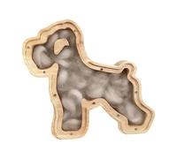 Wooden Storage Case with Clear Window - 7.09 in Pet Hair Keepsake Box
