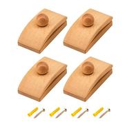 Wooden Tapestry Tongs - Quilt Clamps - Tapestry Hangers - 4 pcss Wooden Quilt Hanger Set For Wall Art Display - Rustic Wood Clips For Hanging Tapestries, Posters, Photos, Artworks Home, Office