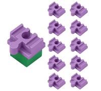 Wooden Train Track Connectors Lot de 10 adaptateurs de Trains pour - Interactive Connecting Accessories Kids Ages 3+, Compatible avec Les Marques majeures, idéal pour Les Chambres, Les salles