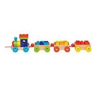 Wooden train with blocks G