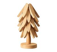Wooden Trivet Tree, Natural Foldable Christmas Decor and Holiday Kitchen Accessory, Multi-Functional Trivet Set for Pots, Pans, Bowls, Teapots, Plates, and Drinks, Farmhouse Dining Table Essential