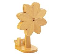 Wooden Trivets - Heat Resistant Coasters | Non-Slip Wooden Trivets For Hot Dishes, Pots, Pans, Bowls, and Plates Kitchen, Dining Table, Farmhouse Décor, Office