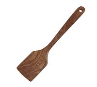 Wooden Turner Spatula - Cooking Scraper Tool for Baking | Nonstick Utensil with Smooth Handle, Heat Resistant Kitchen Accessory, Multi Purpose Cooking Tool for Stirring Mixing Frying