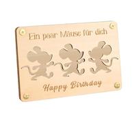 Wooden Wallet for Kids, Cartoon Animal Wallet, Kids Cash Holder Organizer, Cute Wooden Money Storage 16x11x0.6cm for Indoor, Outdoor, Travel, Decoration, Present