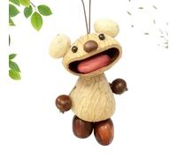 Wooden Windbell Pendant - Natural Wind Chimes, Decorative Ornament for Backyards and Cabins, Organic Accent with Soothing Tones, Rustic Melody, Artistic Craftsmanship for Coffee Shops