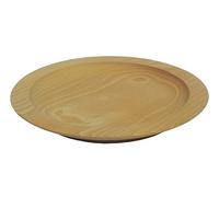 Wooden World - Assiette décorative en bois pour servir les plats et les apéritifs 30 cm