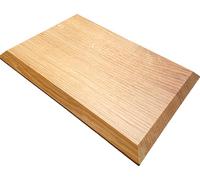 Wooden World - Planche à découper et à servir en bois de chêne - 30 x 20 cm