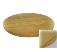 Wooden World - Planche à pizza ronde en bois massif - Planche à découper pour servir des pizzas - 40 cm